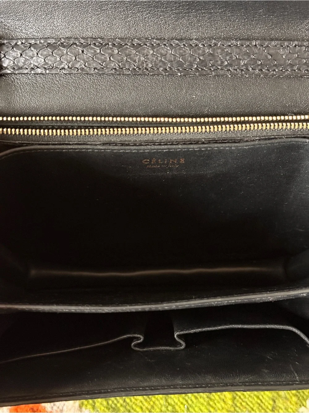 Gorgeous vintage Celine Python Bag - Picture 4 of 6